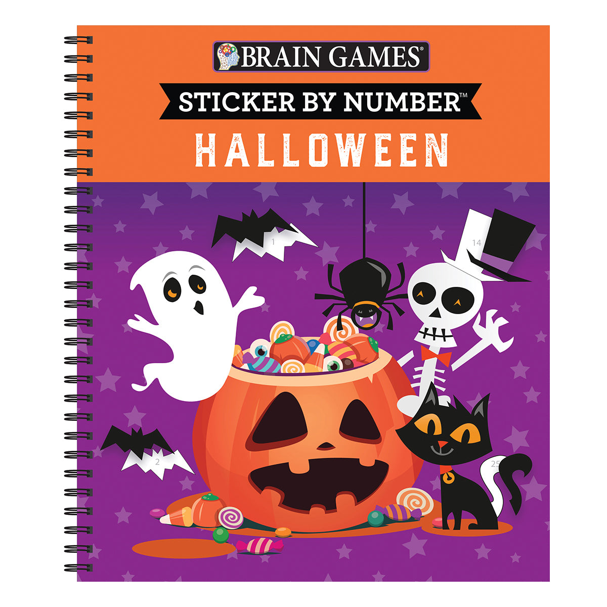 Brain Games  Sticker by Number Halloween