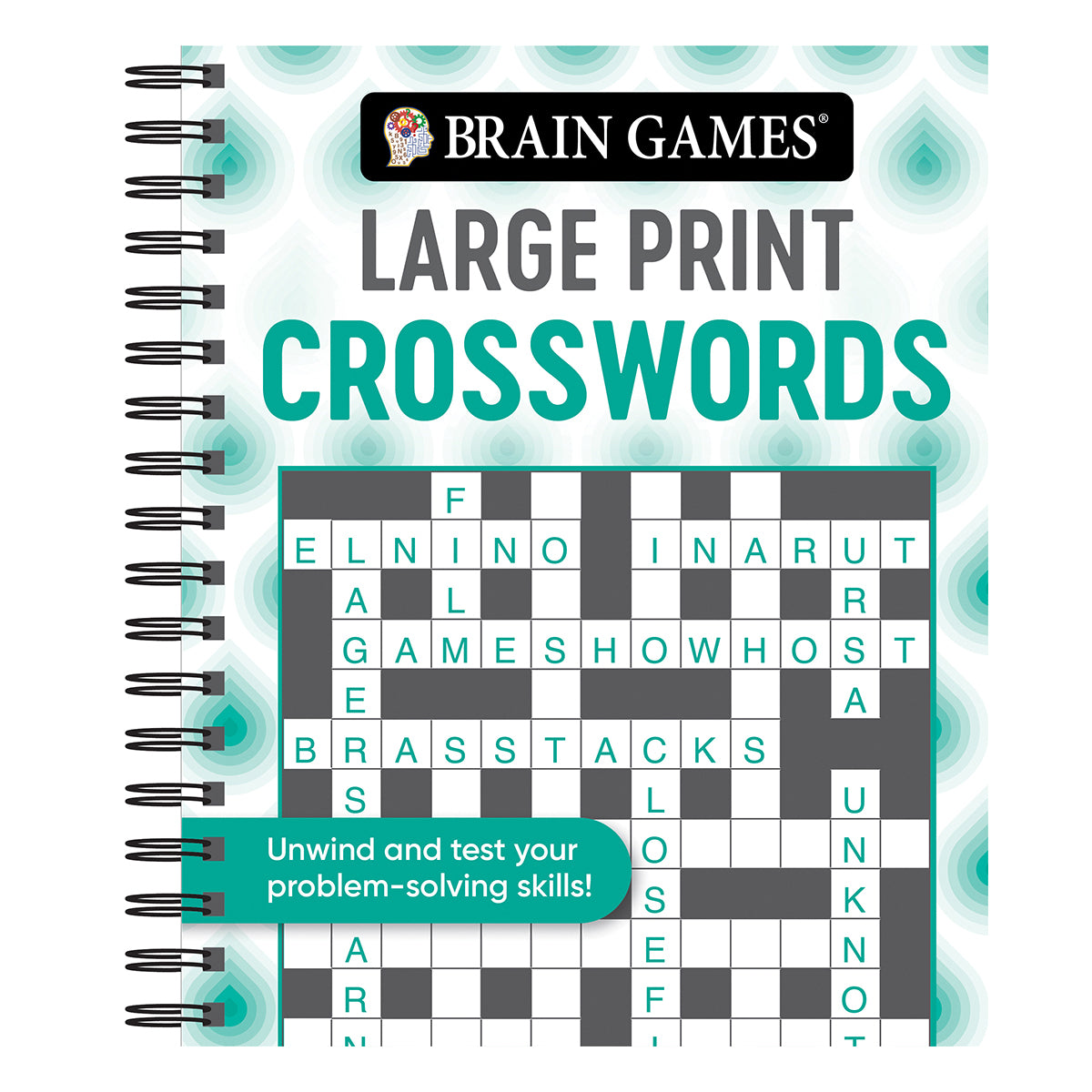 Brain Games  Large Print Crosswords Swirls