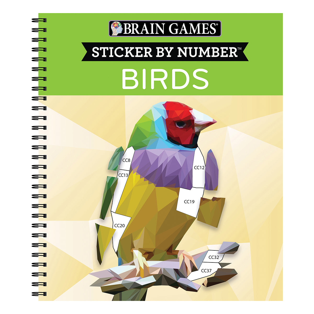 Brain Games  Sticker by Number Birds 42 Images to Sticker