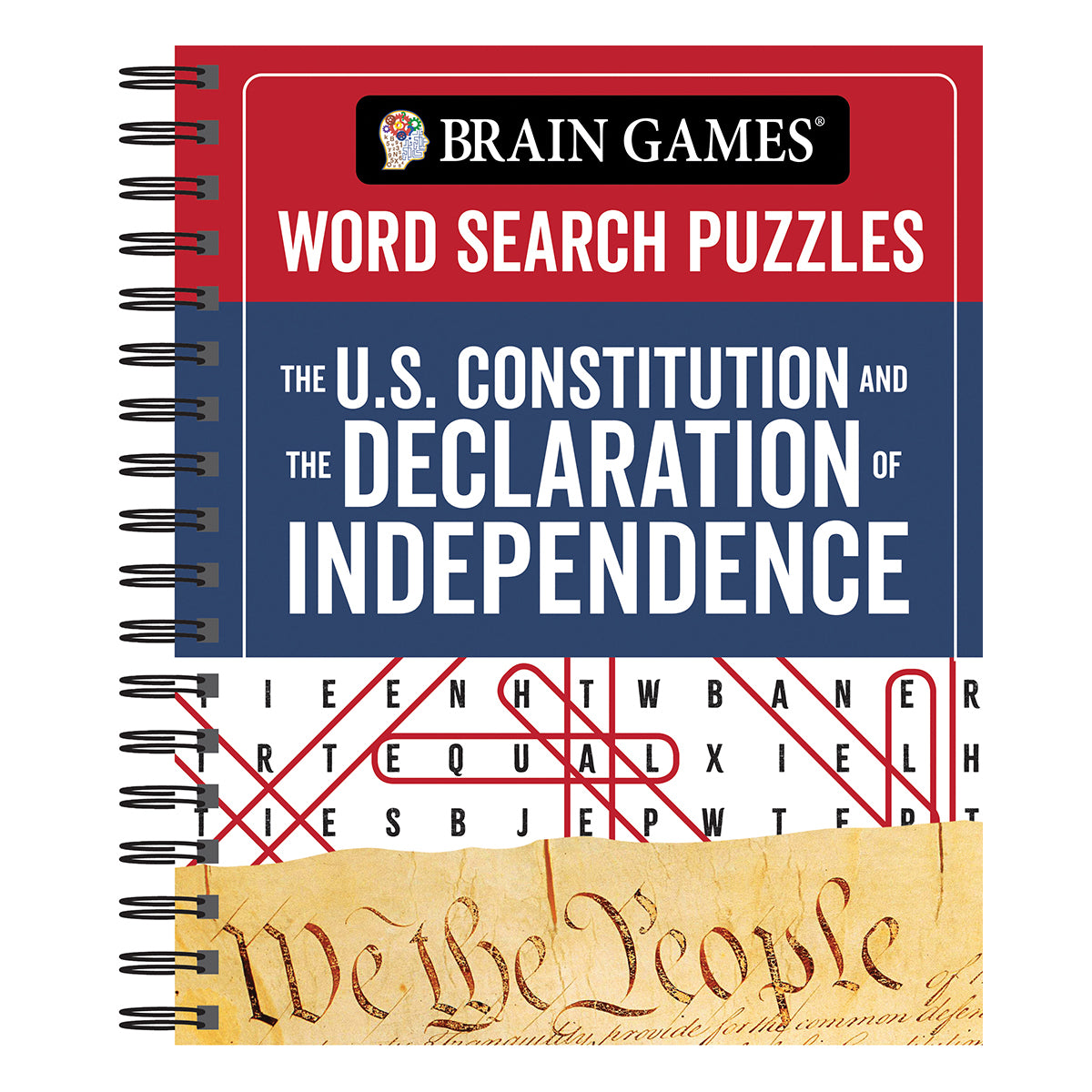Brain Games  Word Search Puzzles The U.S. Constitution and the Declaration of Independence