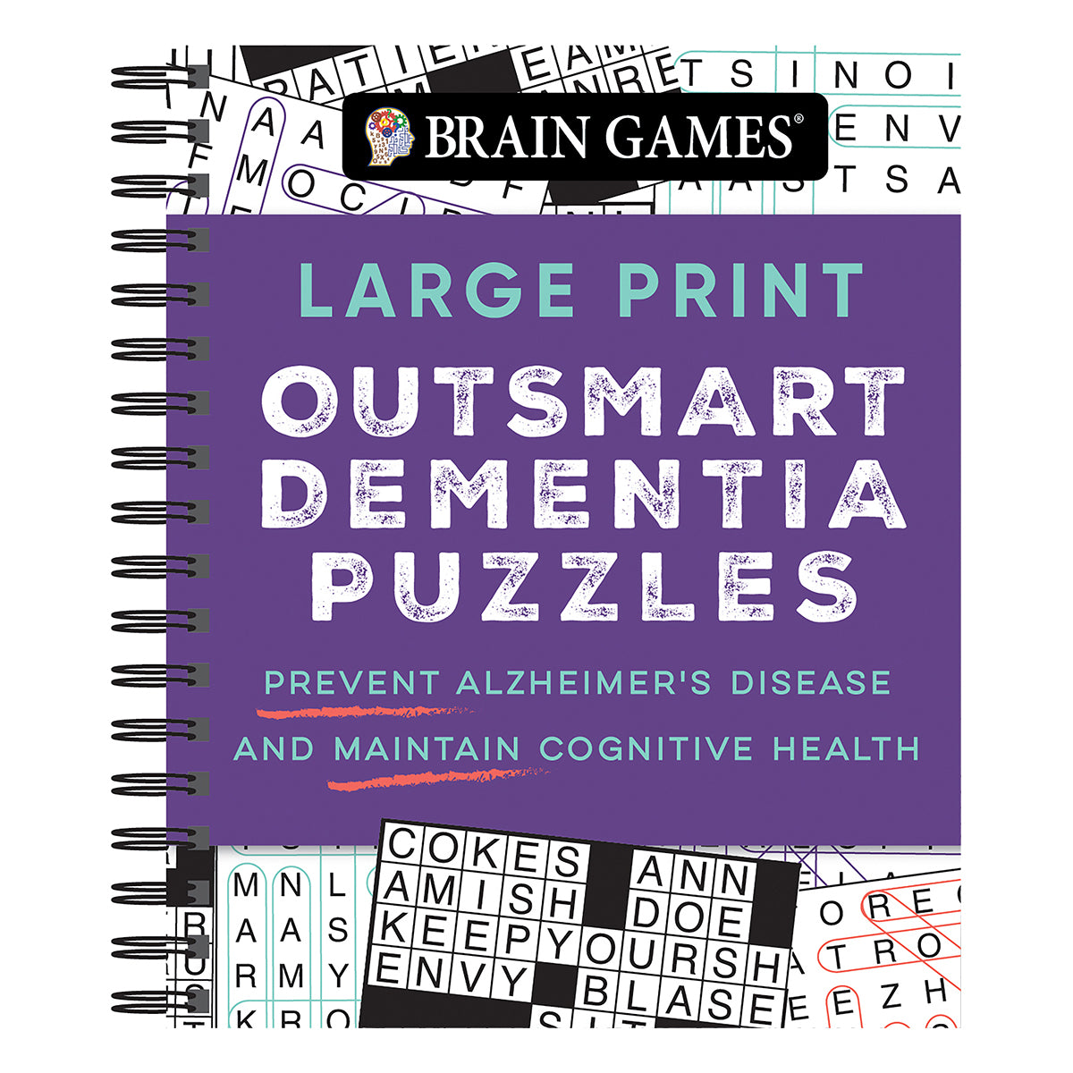 Brain Games  Large Print Outsmart Dementia Puzzles