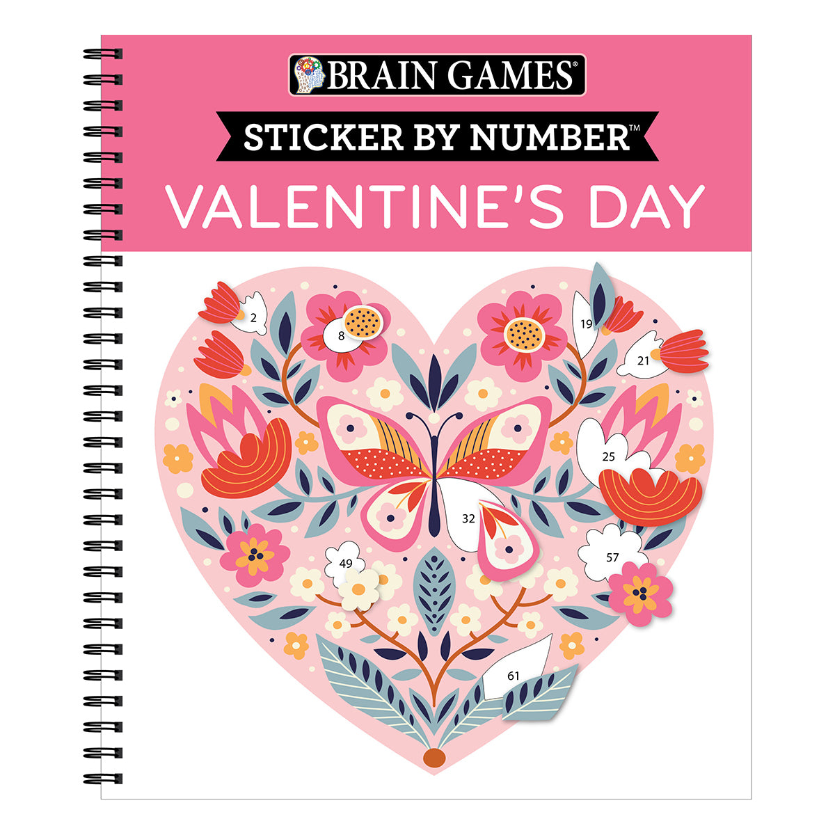 Brain Games Sticker By Number Valentine s Day Pilbooks Brain Games Sticker By Number Valentine s Day Pilbooks