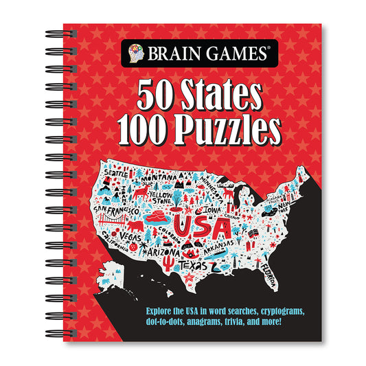 Brain Games  50 States 100 Puzzles