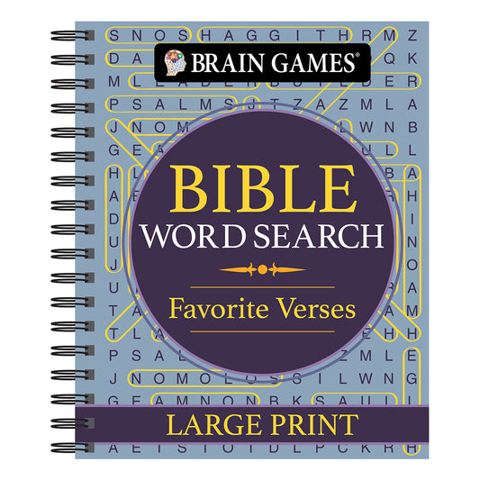 Brain Games  Bible Word Search Favorite Verses  Large Print