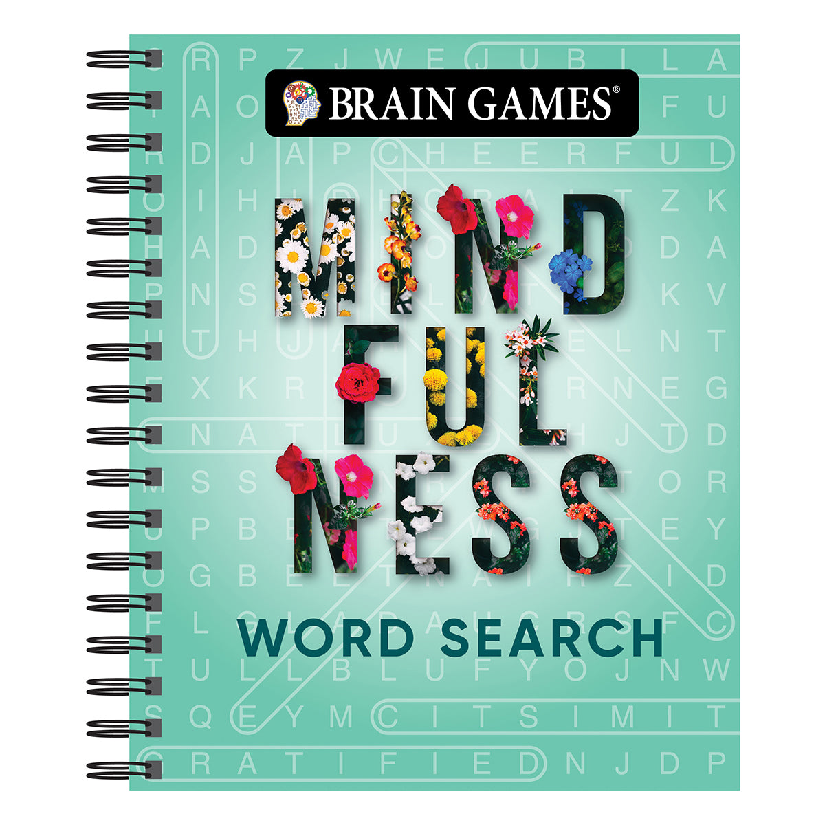 Brain Games  Mindfulness Word Search Green