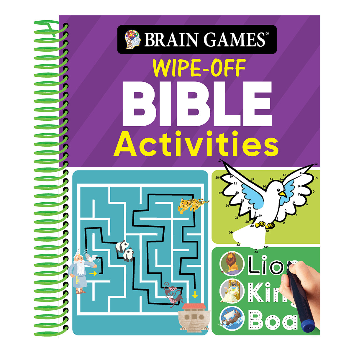 Brain Games Wipe-Off  Bible Activities