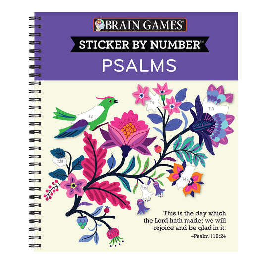 Brain Games  Sticker by Number Psalms