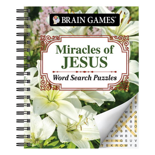 Brain Games  Miracles of Jesus Word Search Puzzles