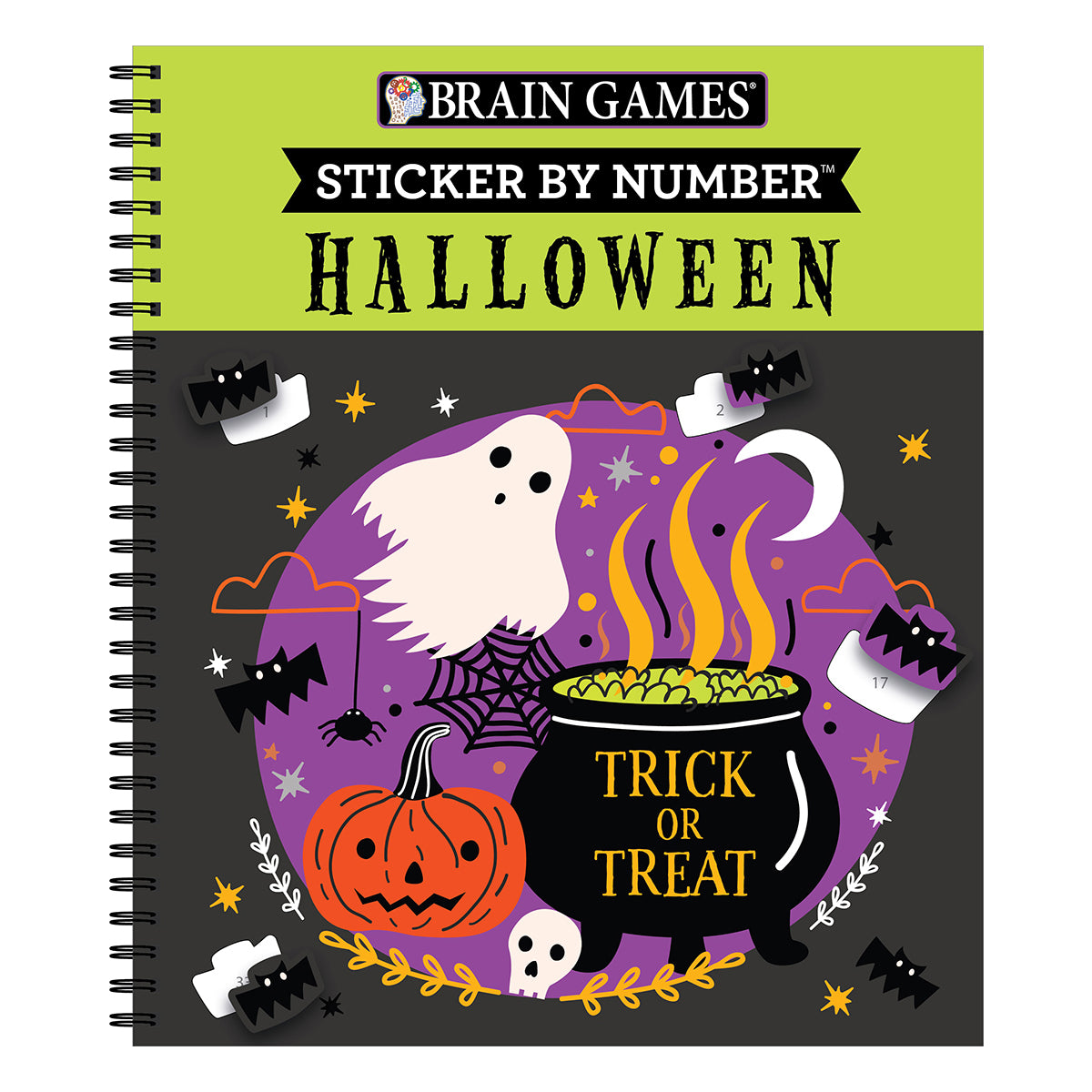 Brain Games  Sticker by Number Halloween Trick or Treat Cover