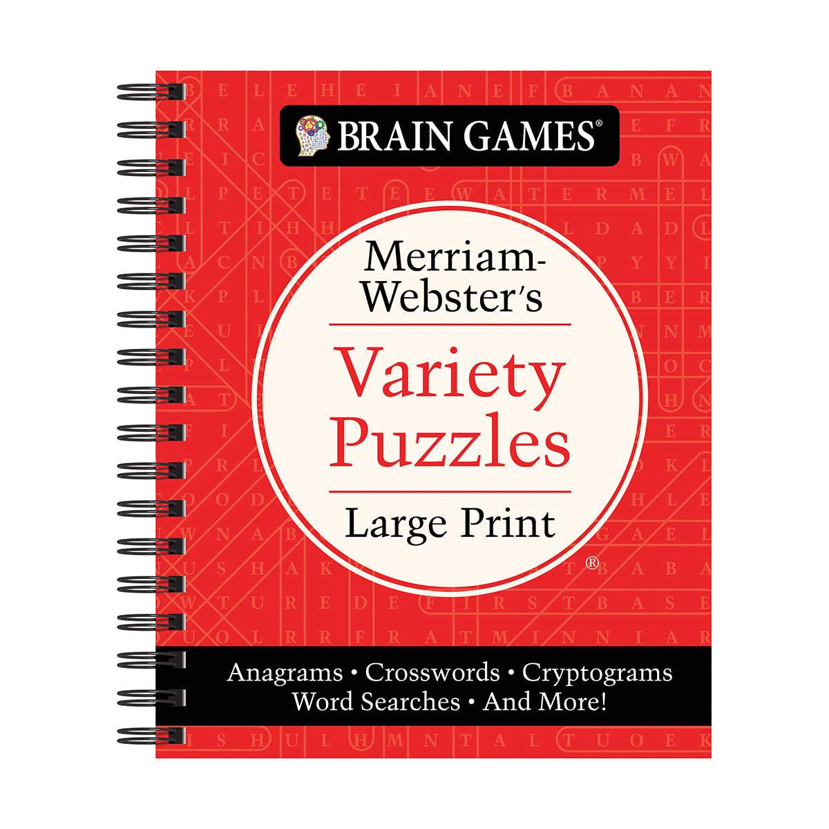 Brain Games  MerriamWebster's Variety Puzzles Large Print