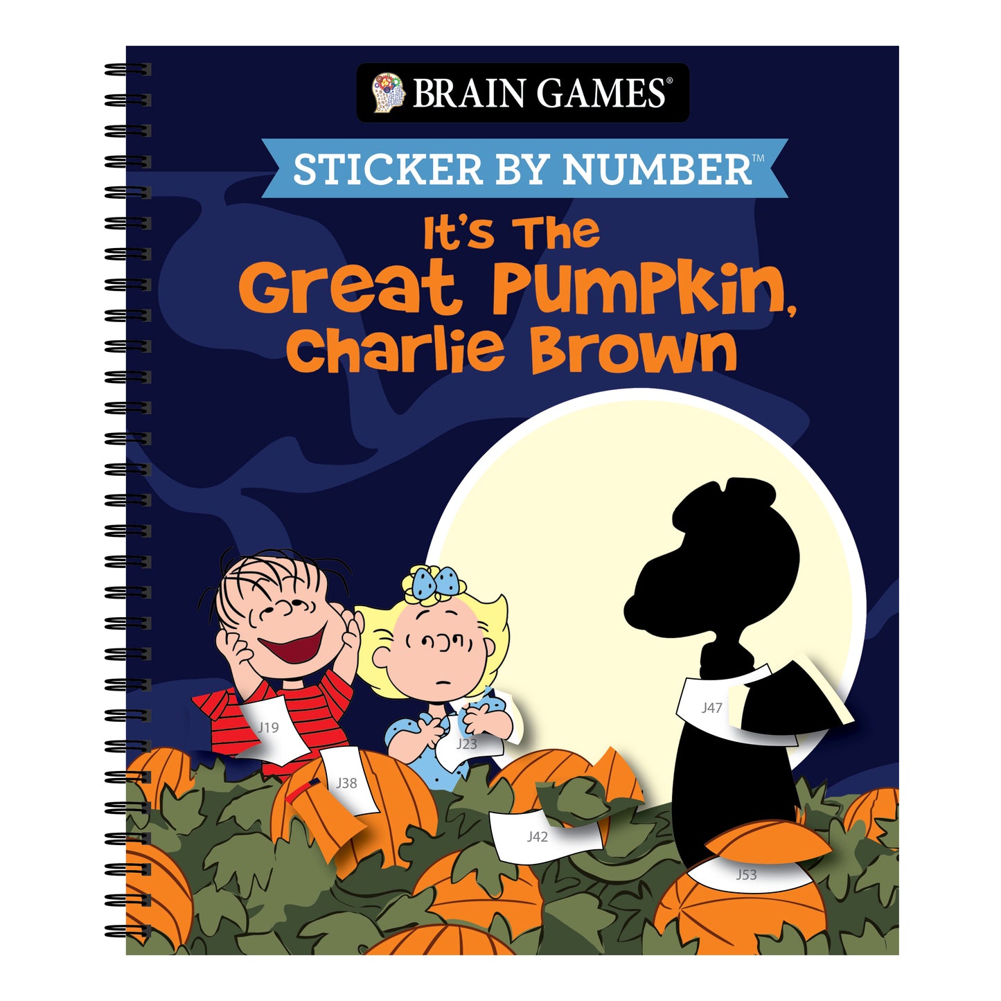 Brain Games - Sticker by Number: It’s the Great Pumpkin, Charlie Brown