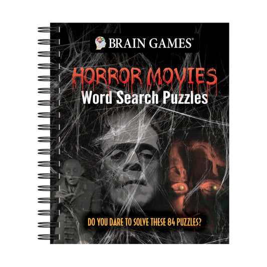 Brain Games - Horror Movies Word Search Puzzles