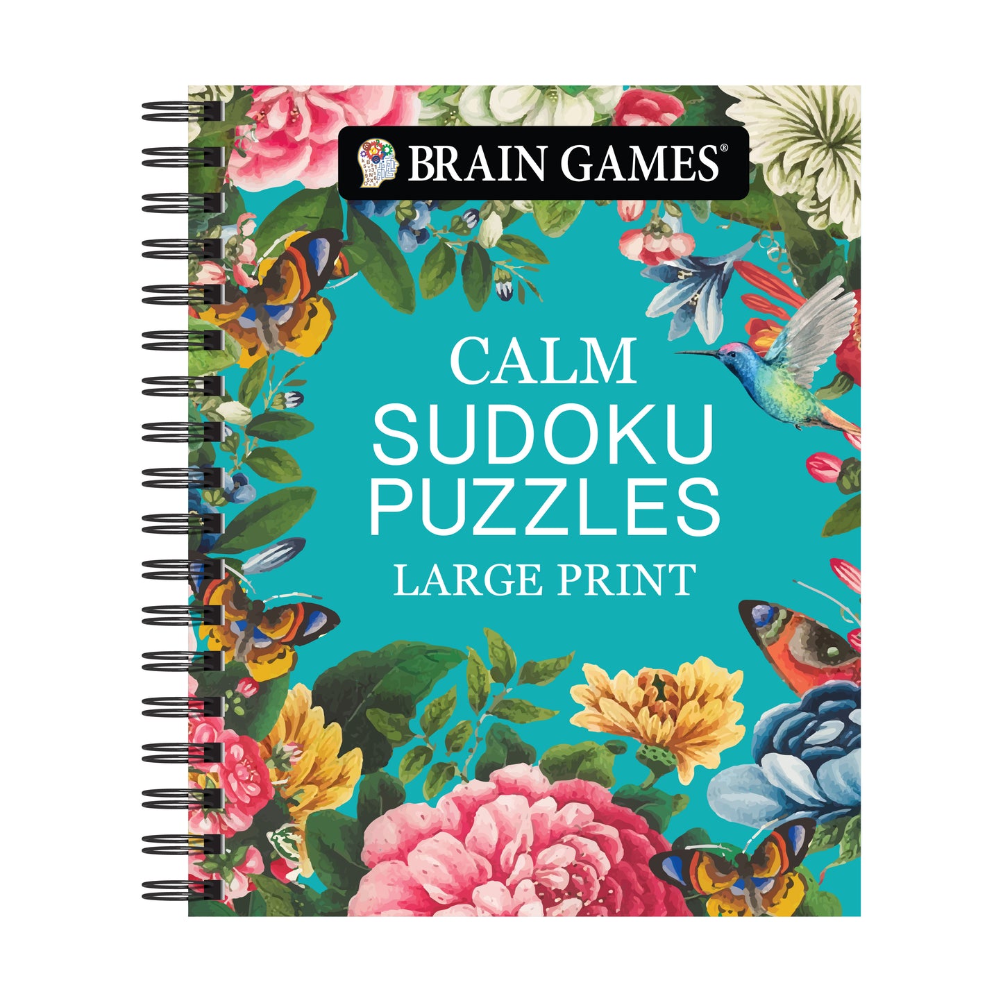 Brain Games - Calm: Sudoku Puzzles - Large Print