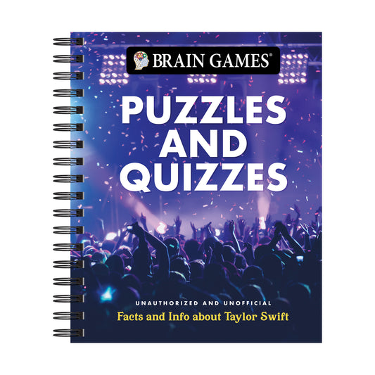 Brain Games Puzzles and Quizzes Facts and Info about Taylor Swift