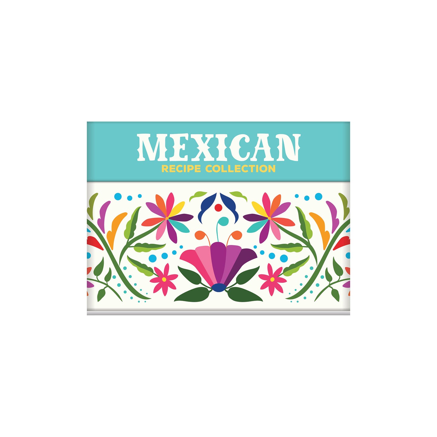 Mexican Recipe Card Collection Tin