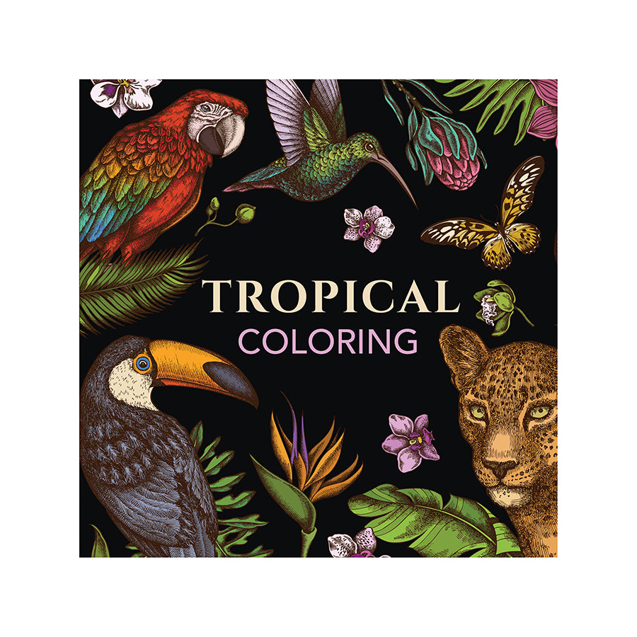 Tropical Coloring Keepsake Coloring Books