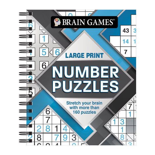 Brain Games - Large Print Number Puzzles