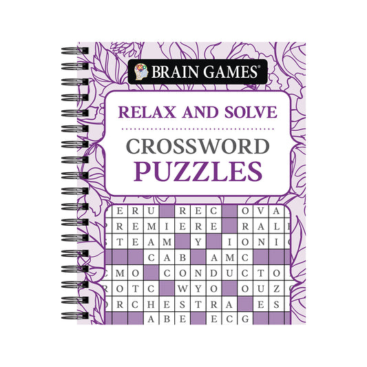 Brain Games Relax and Solve Crossword Puzzles