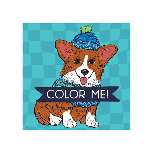 Color Me Dog Coloring Book With Quotes