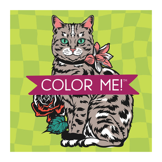 Color Me! Cats - Keepsake Coloring Books Compact Edition with Cat Quotes | 7x7 Inches | Portable Coloring Book for Cat Lovers, Adults & All Ages