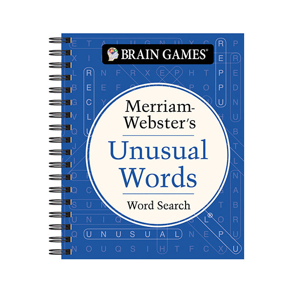 BRAIN GAMES MERRIAM WEBSTERS UNUSUAL WORDS WORD SEARCH