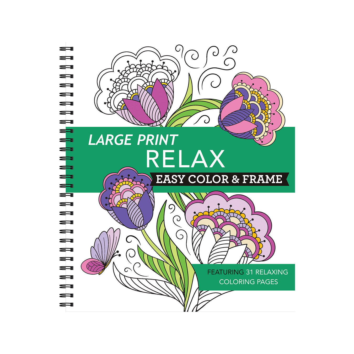 Large Print Easy Color & Frame Relax – pilbooks