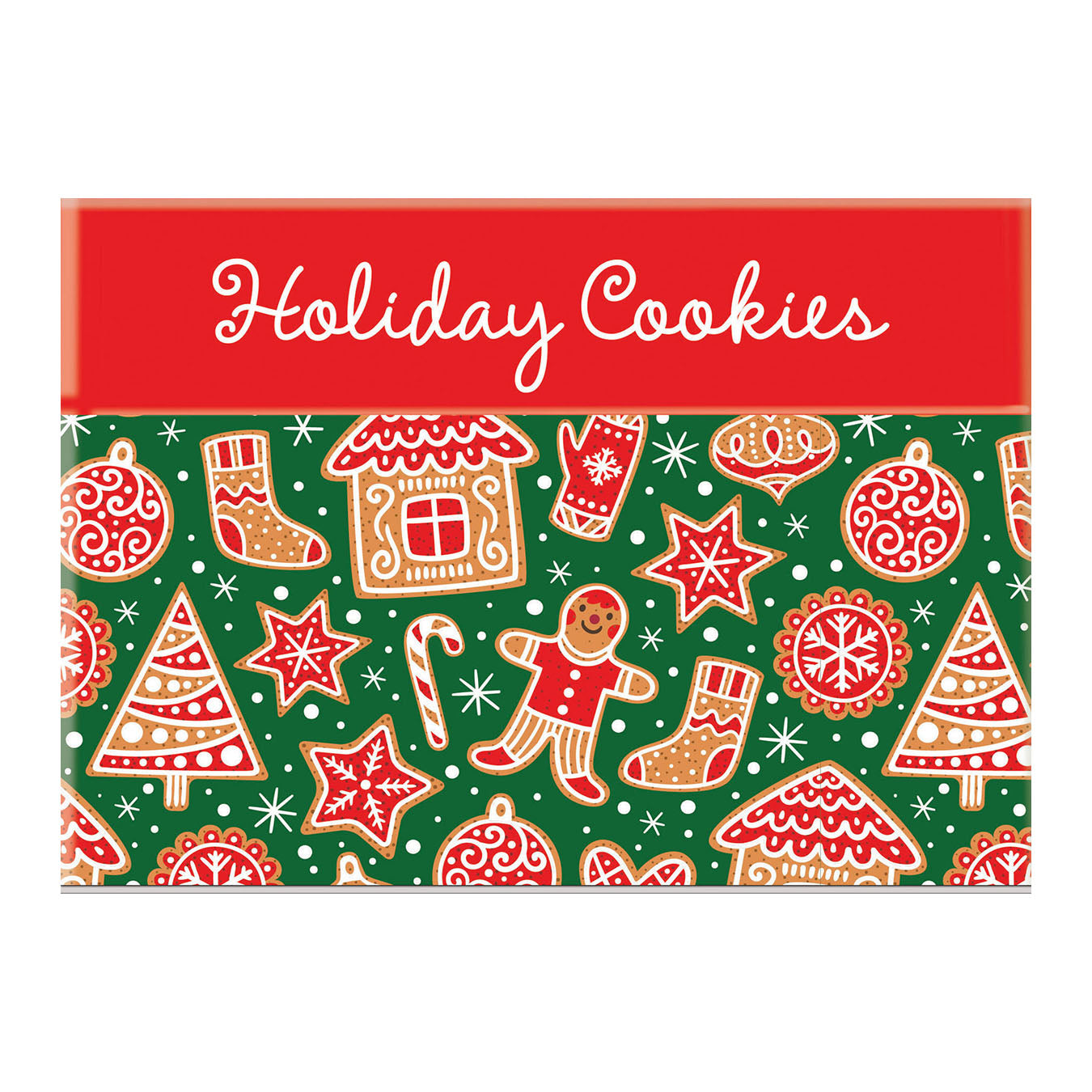 Holiday Cookies - Recipe Card Collection Tin | 72 Recipe Cards + 28 Blank Recipe Cards to Write Your Own Recipes + 5 Tabbed Section Dividers