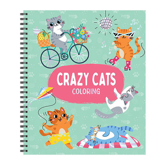 Crazy Cats Coloring