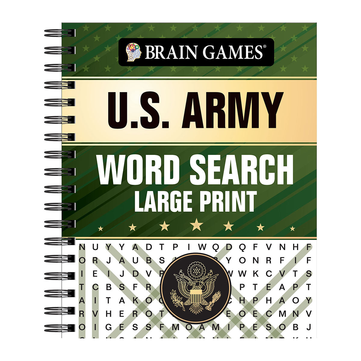 Brain Games - U.S. Army Word Search - Large Print