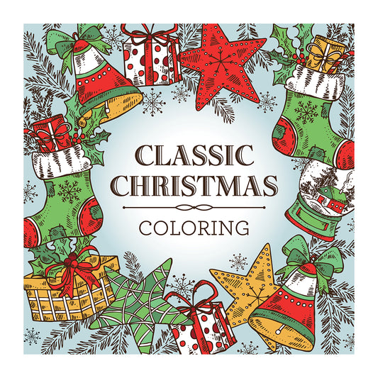Classic Christmas Coloring (Keepsake Coloring Book) – Relaxing Holiday Designs Plus Quotes