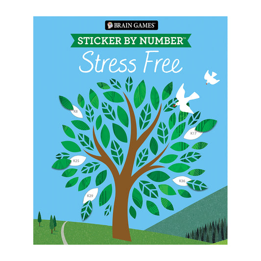 Brain Games - Sticker by Number: Stress Free #2 (28 Images to Sticker)