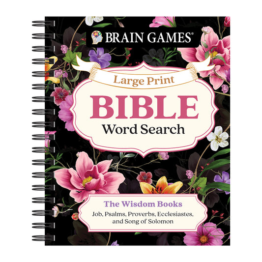 Brain Games - Large Print Bible Word Search: The Wisdom Books