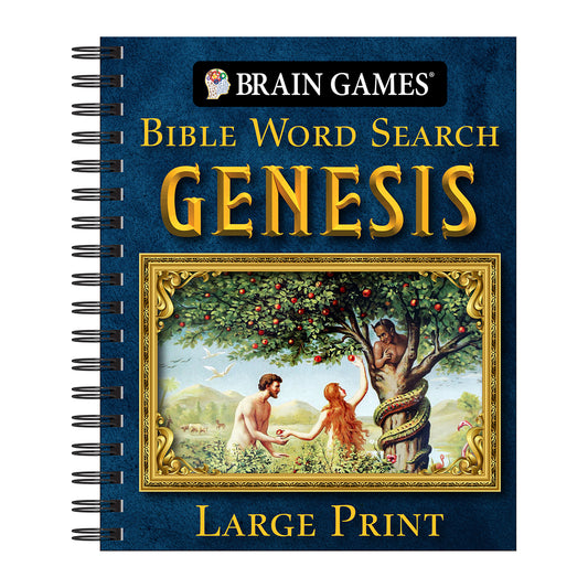 Brain Games - Bible Word Search Genesis - Large Print