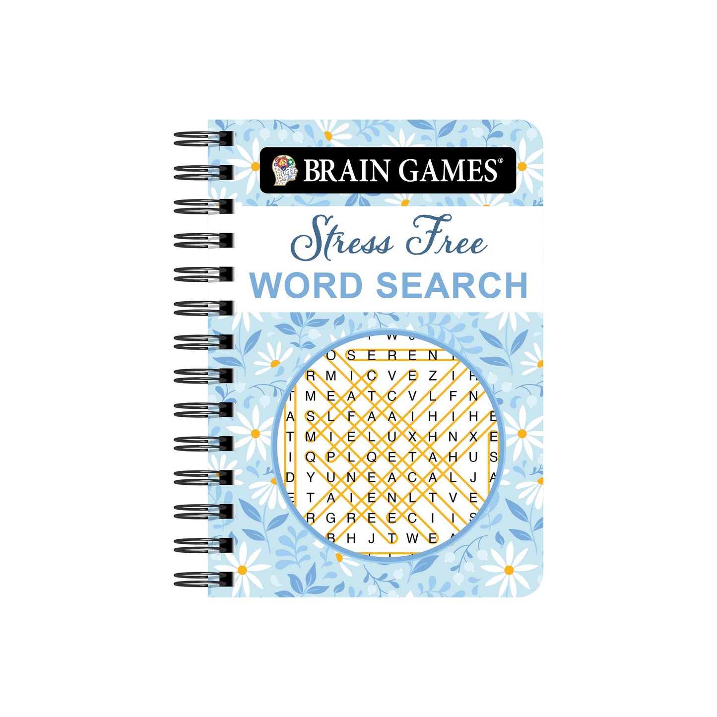 Brain Games  To Go  Stress Free Word Search Floral Design