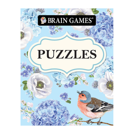 Brain Games - Take-Along - Puzzles (Spackle Flower Design)