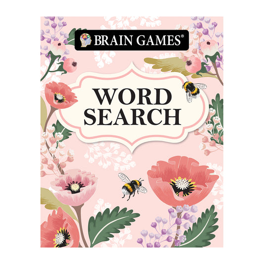 Brain Games - Take-Along - Word Search (Flower Cover)