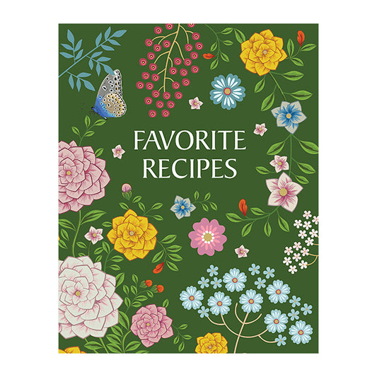 Recipe Book- Favorite Recipes (Flower Cover)