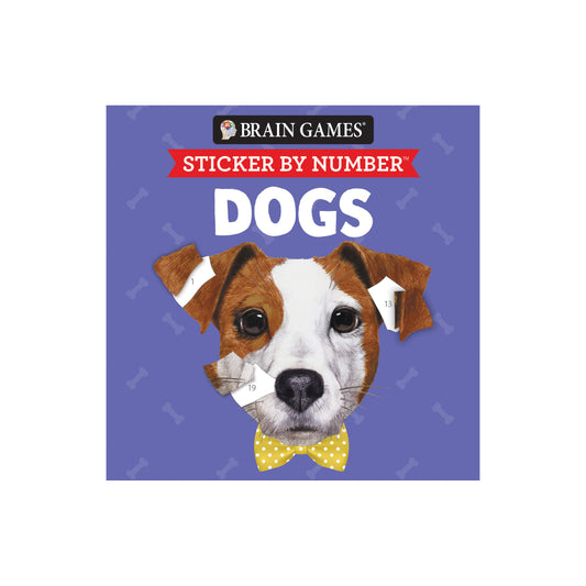Brain Games Sticker by Number Dogs  7x7
