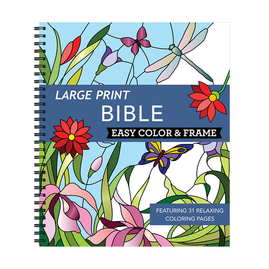 Large Print Easy Color & Frame - Bible