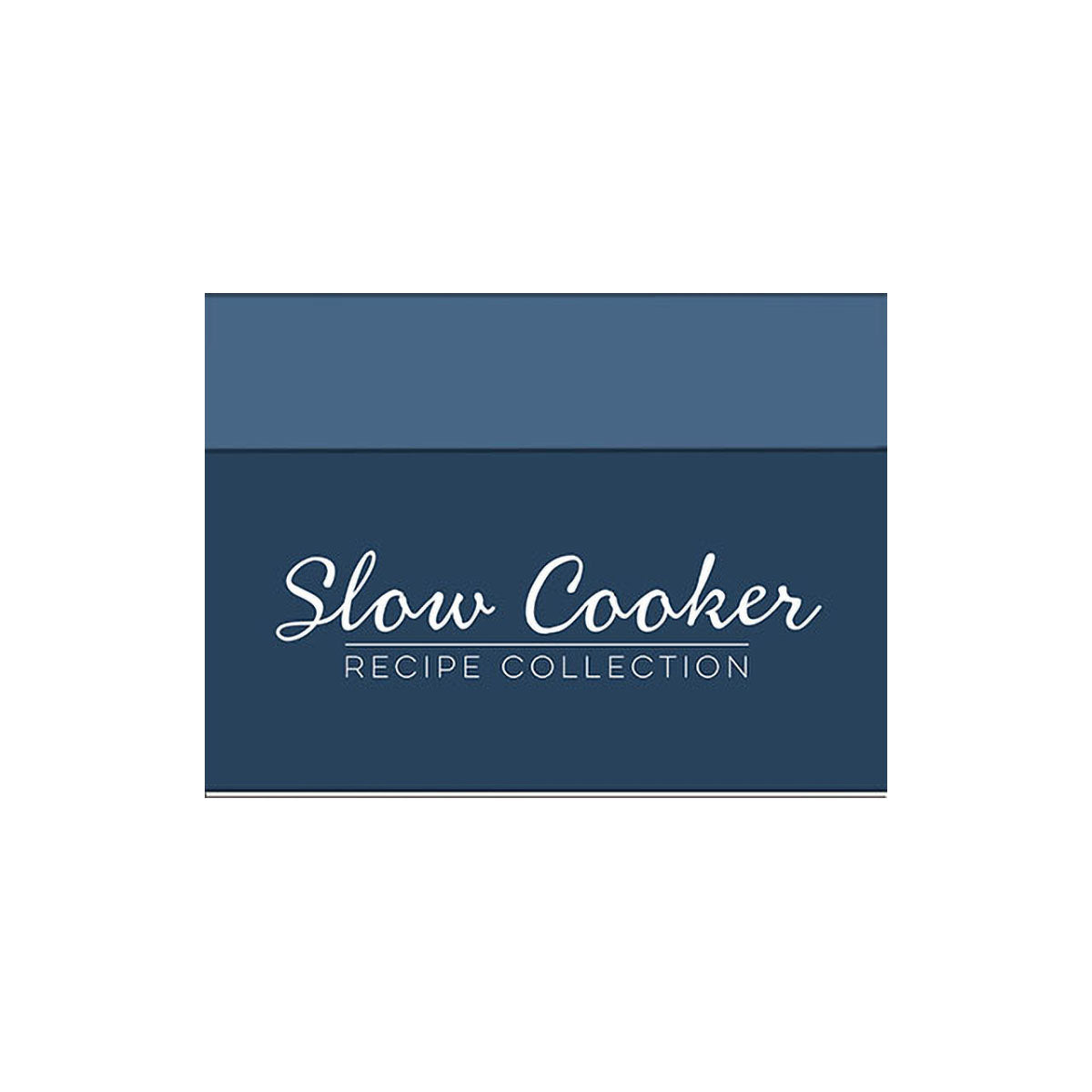 Slow Cooker Recipe Card Collection Tin