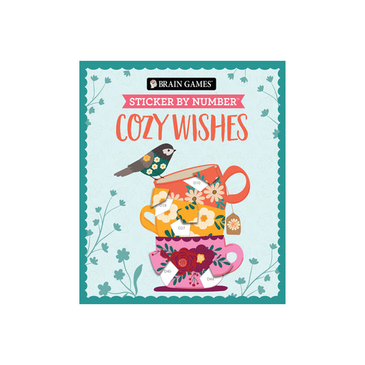Brain Games  Sticker by Number Cozy Wishes