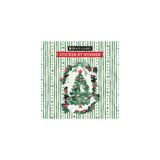 Brain Games Sticker by Number O Christmas Tree 7x7