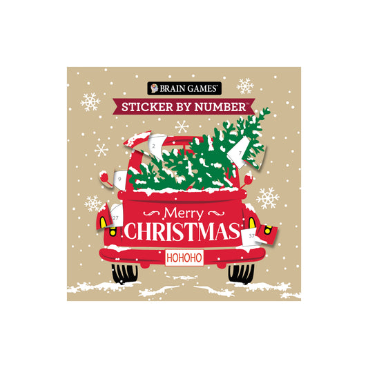 Brain Games Sticker by  Merry Christmas 7x7
