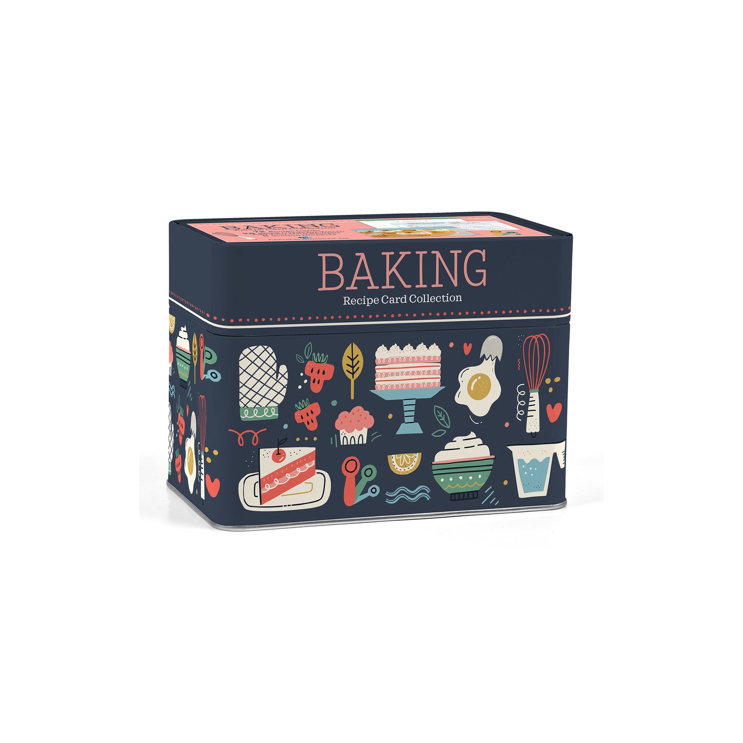 Baking Recipe Card Collection Tin