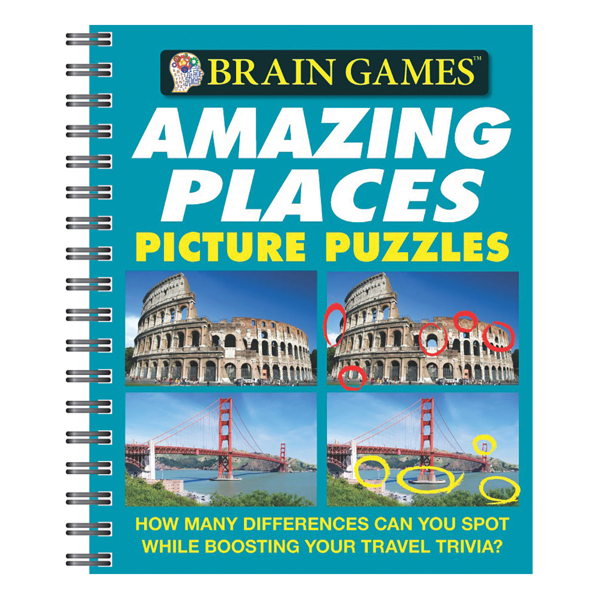 Brain Games  Picture Puzzles Amazing Places  How Many Differences Can You Spot While Boosting Your Travel Trivia?