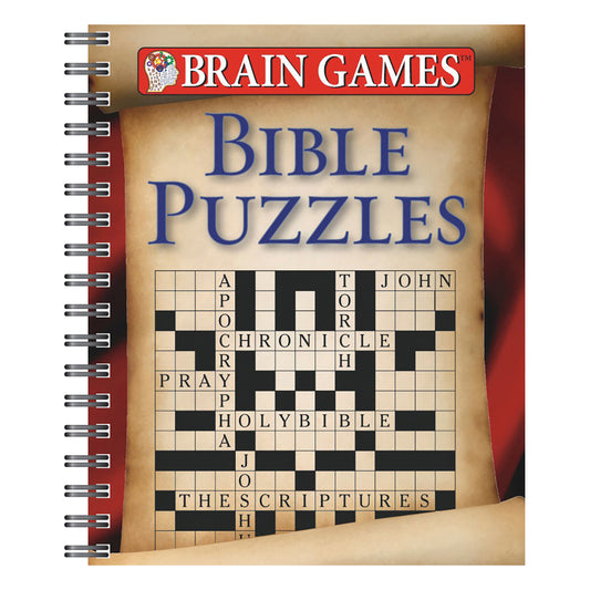Brain Games  Bible Puzzles Includes a Variety of Puzzle Types