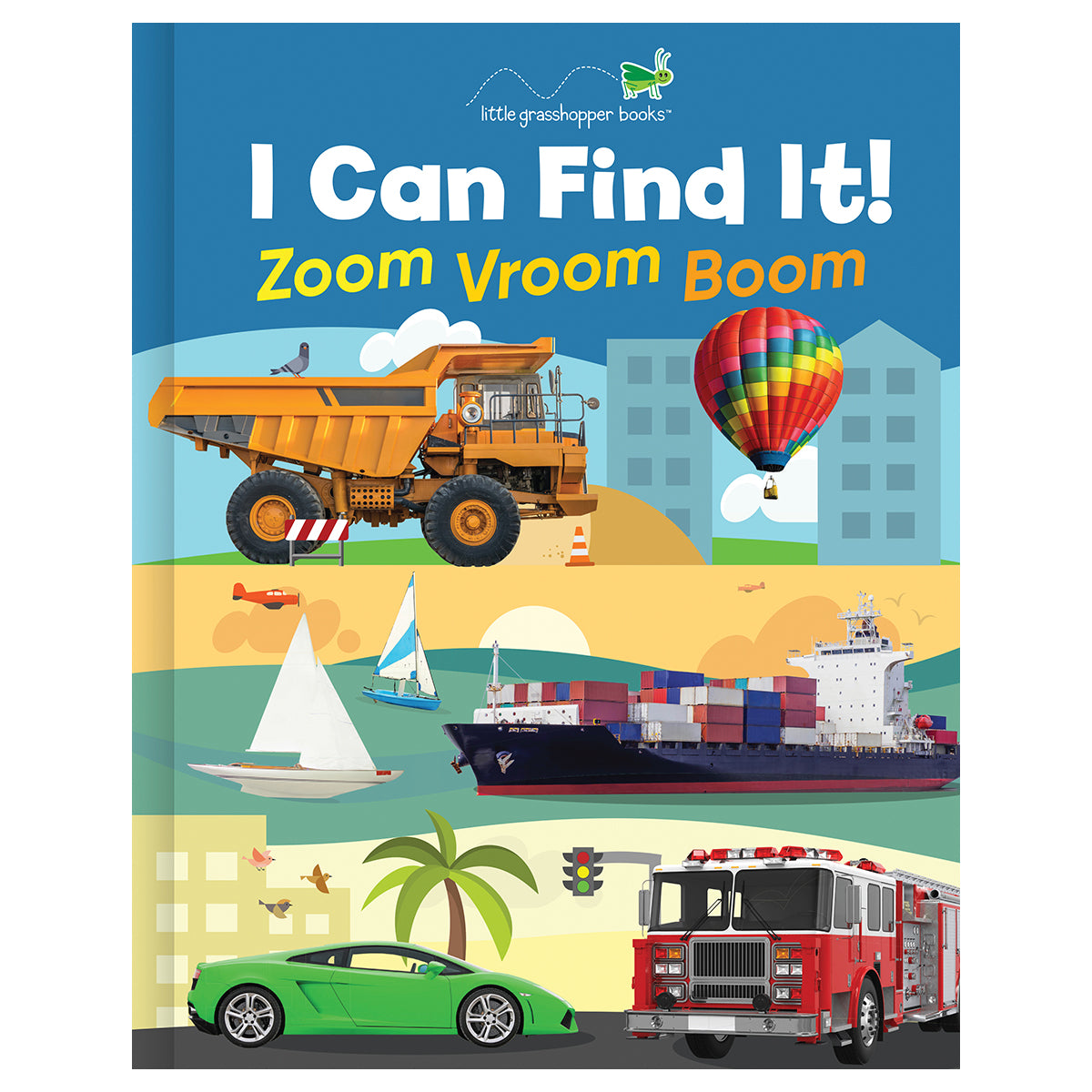I Can Find It! Zoom Vroom Boom Large Padded Board Book