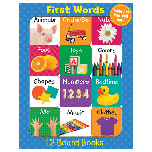 First Words 12 Board Book Set
